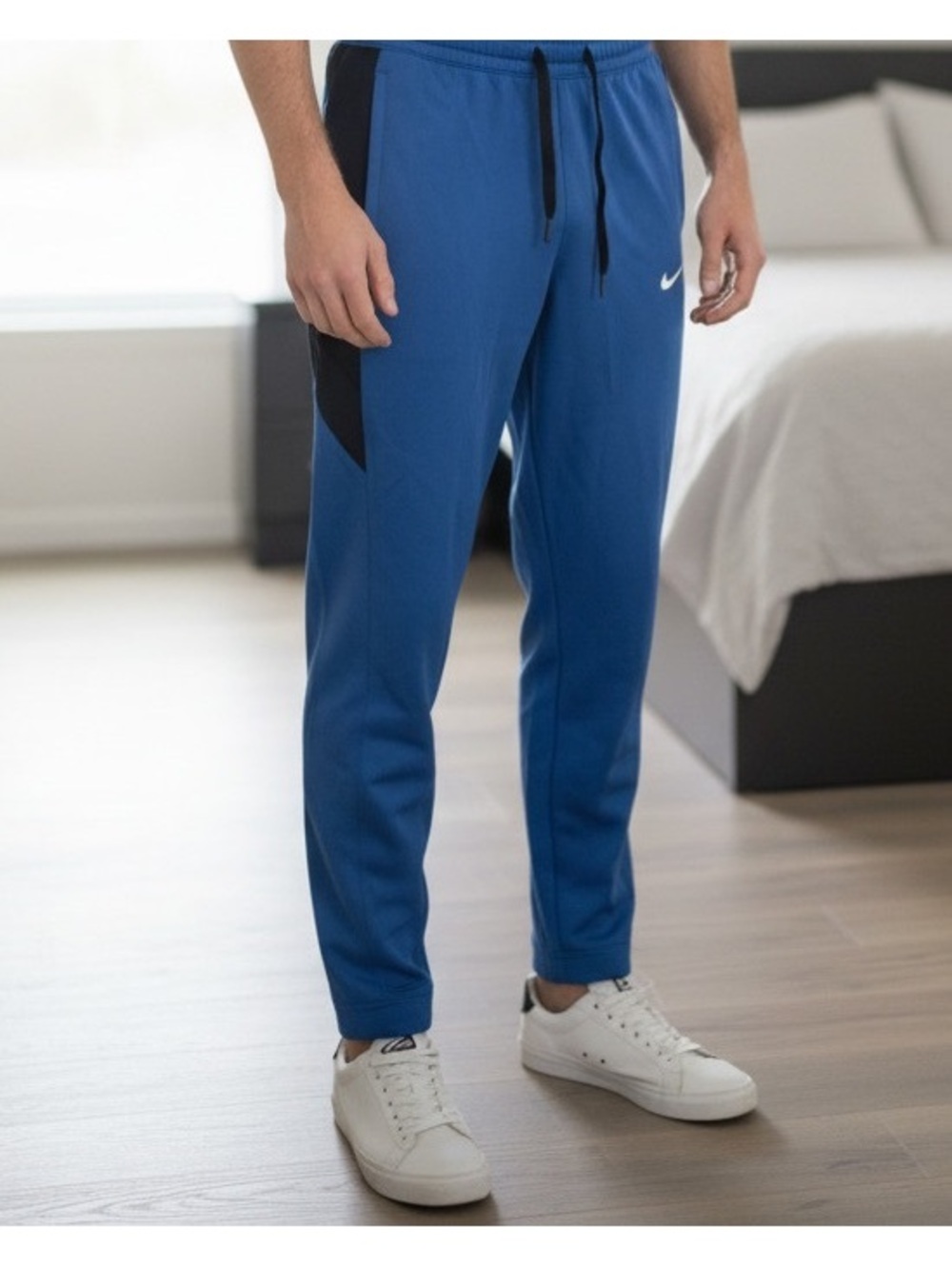 Nike Dri-FIT Blue and Black Jogger Sweatpants Size S